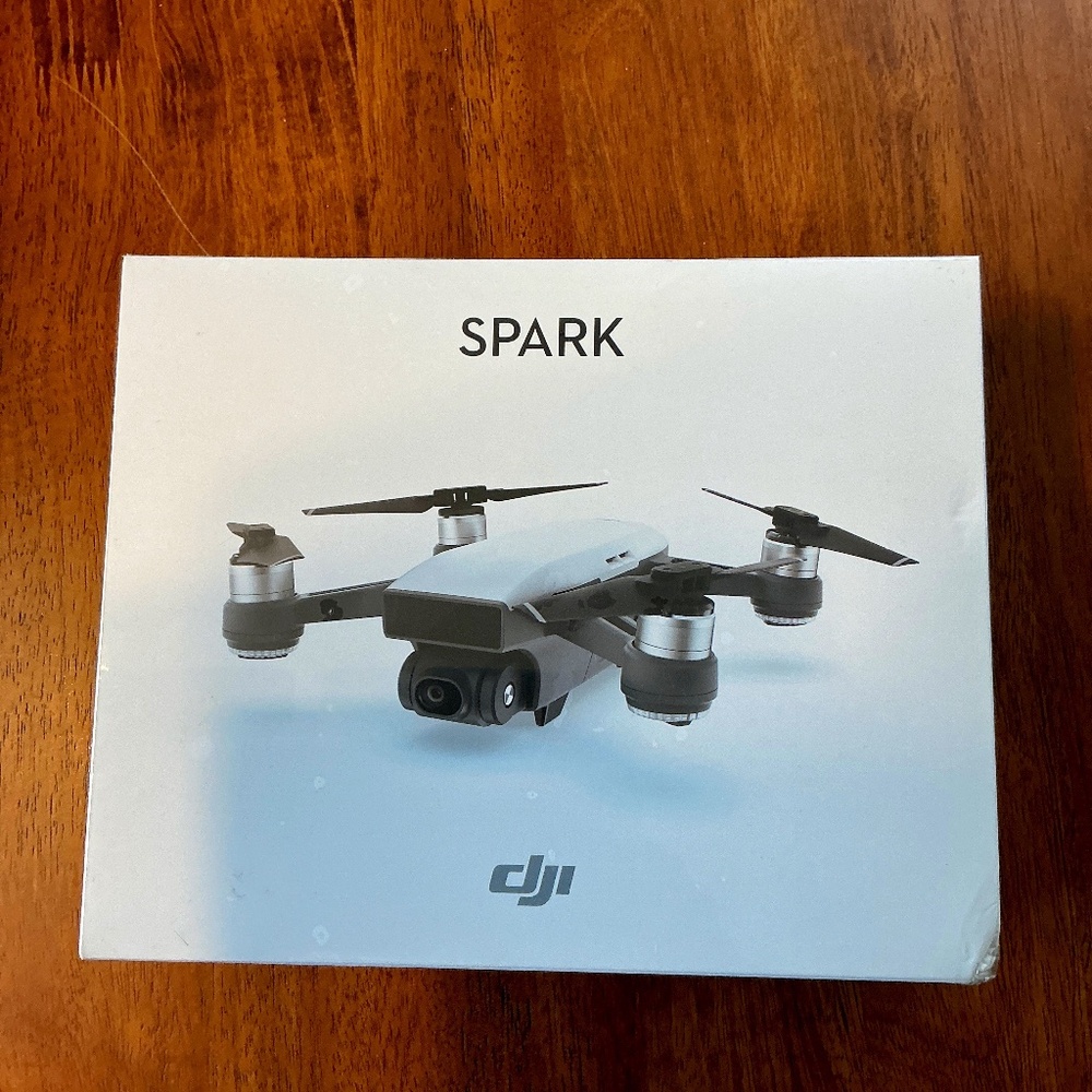 DJI Spark drone with remote controller